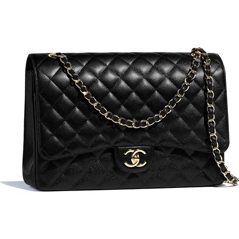 chanel grained calfskin bag|black Chanel bag price.